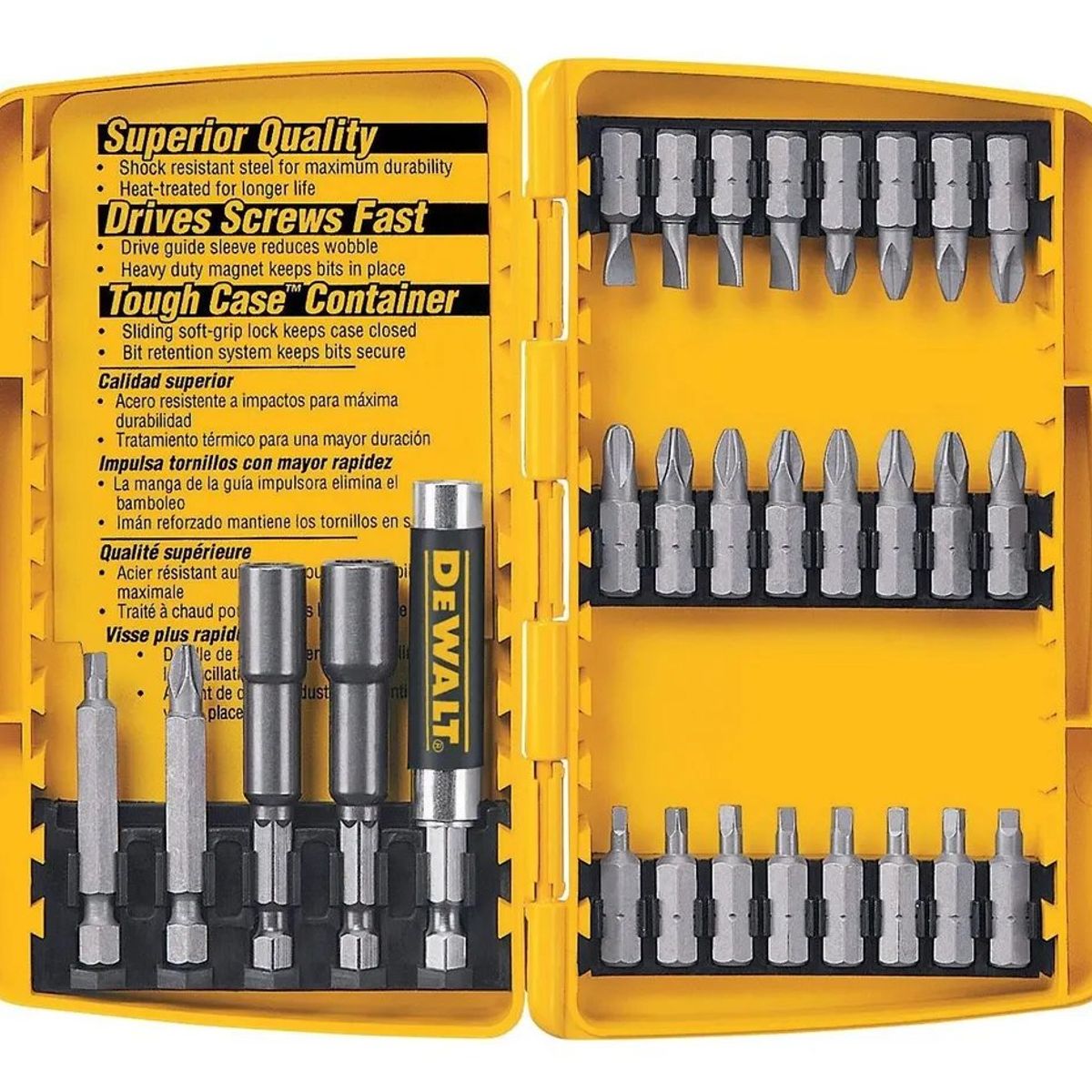 DEWALT - Set De 29 Piezas Con Guía Magnética Dewalt Dw2162