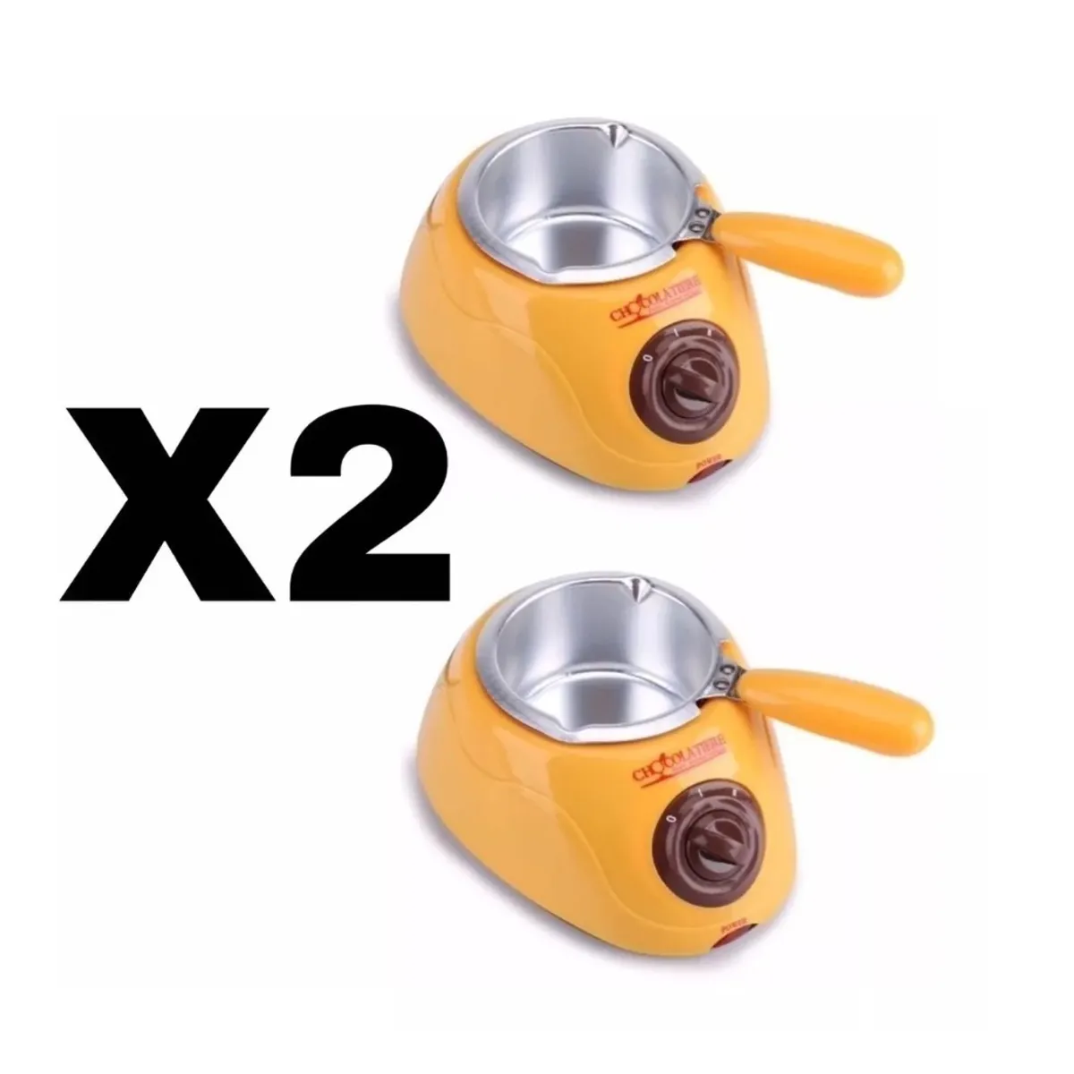 GENERICO - Pack X2 Fondue Chocolate Maquina De Chocolate Eléctrico