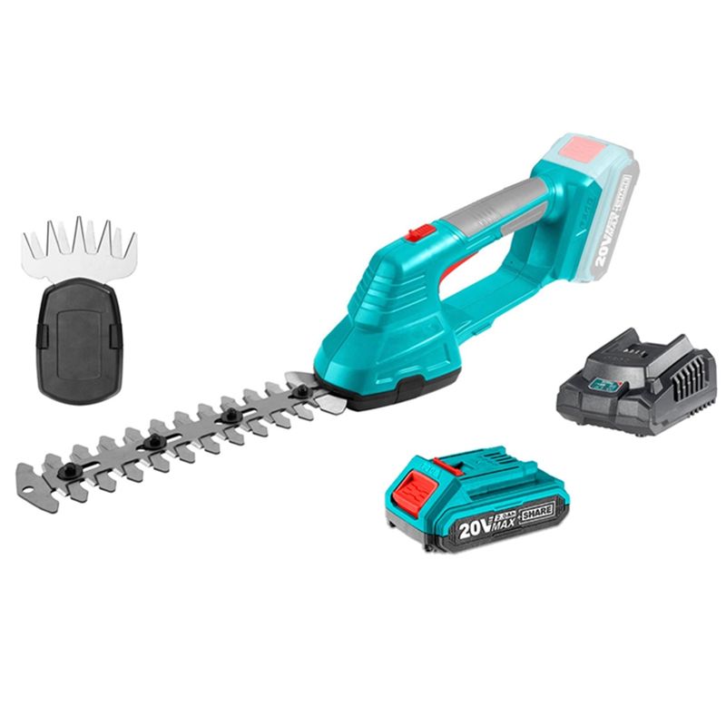 TOTAL TOOLS - Cortasetos Inalambrico 20v  Bat  Cargador Total Tstli2001