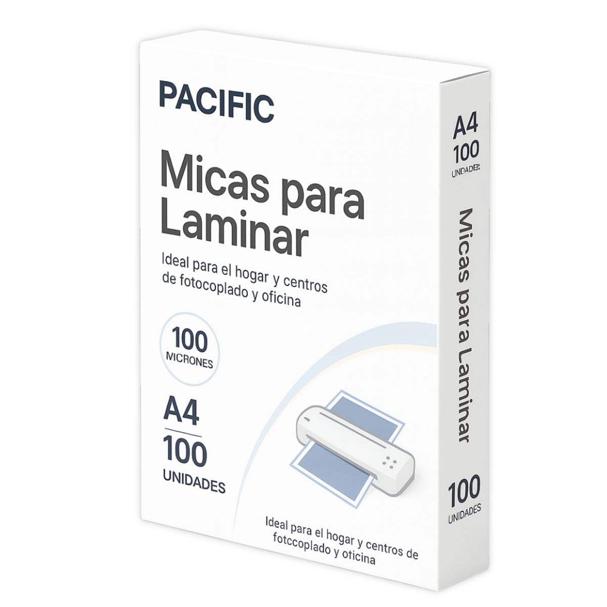 PACIFIC COLOR - Pack De Micas Para Termolaminar 100 Unidades De 100 Micras