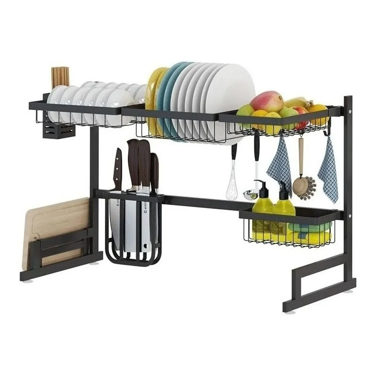 U BUY - Rack Escurridor Organizador Cocina Secador Platos 85cm X L
