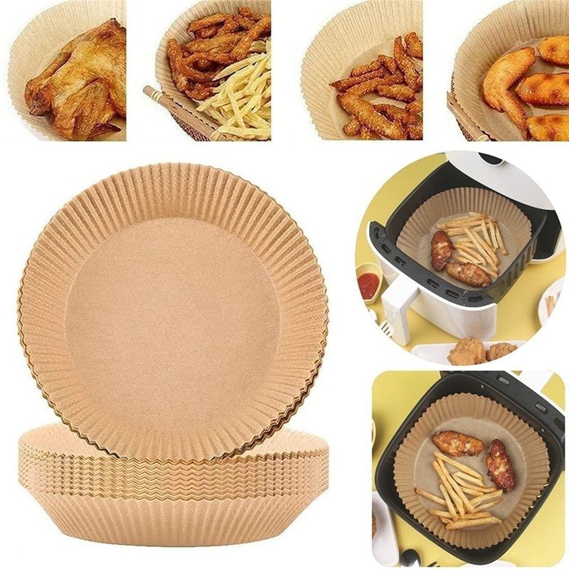U BUY - Forros Desechables Antiadherente Freidora 100 Pcs Air Fryer