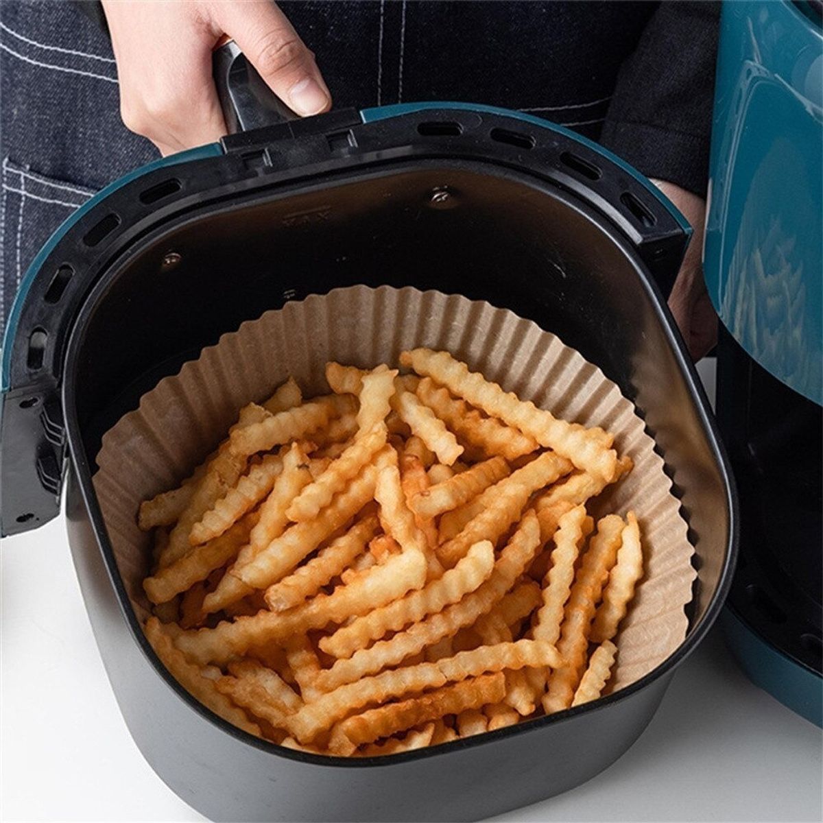 U BUY - Forros Desechables Antiadherente Freidora 100 Pcs Air Fryer