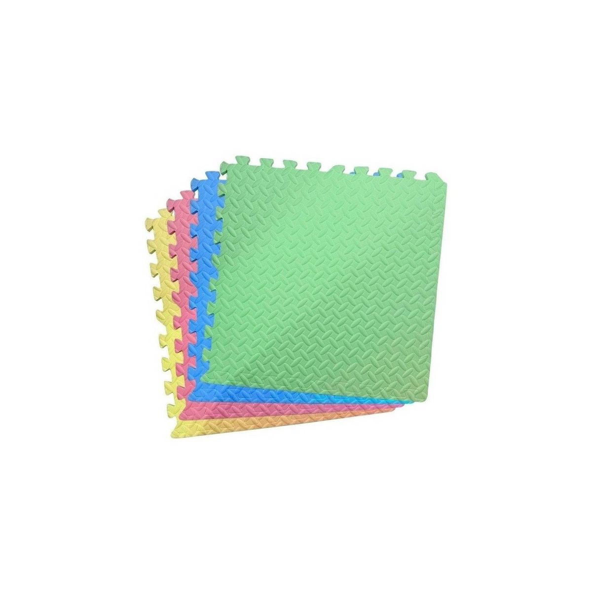 U BUY - Pack 3 Alfombras Piso Goma Eva Liso Set 4 Cuadros 60x60cm