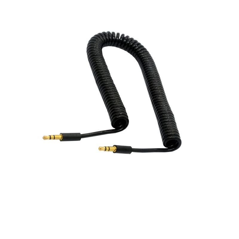 PHILCO - Cable De Audio 1X1 HIFI Tipo Espiral de 1.8 Metros Reforzado