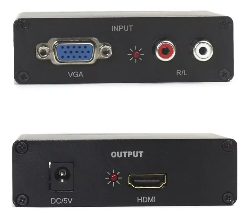 DBLUE Conversor VGA A HDMI con Audio HD 60HZ Full HD 1080P HGA06