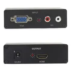 DBLUE - Conversor VGA A HDMI con Audio HD 60HZ Full HD 1080P HGA06