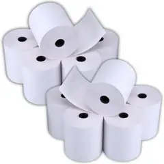 OEM - Rollo Térmico 80X80mm (Pack 10 Unidades) Premium Quality 59G - Blanco