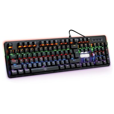 Imagen 2 del producto Teclado Mecanico FULL RGB para PC PS X-BOX RX-0018 - Negro