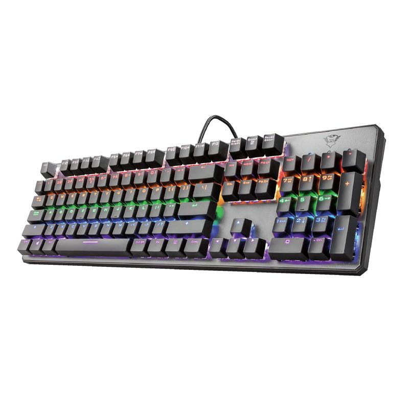 TRUST - Teclado Mecanico Profesional Trust Asta Gxt 865 Multiplataformas