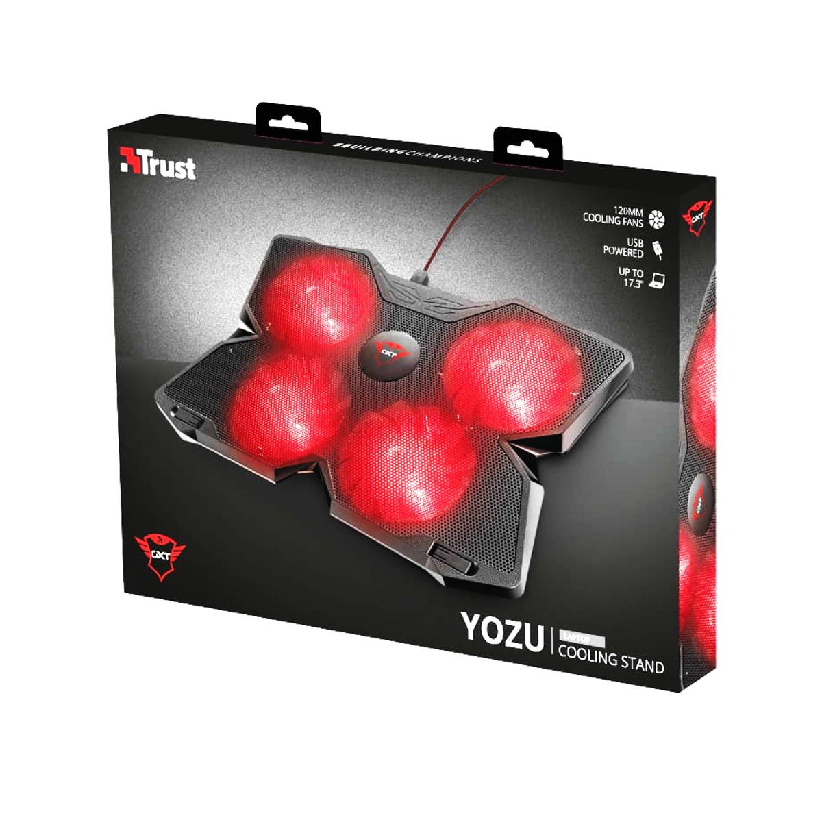 TRUST - Ventilador Notebook Gamer Trust Gxt 278 Yozu LED 1200 RPM