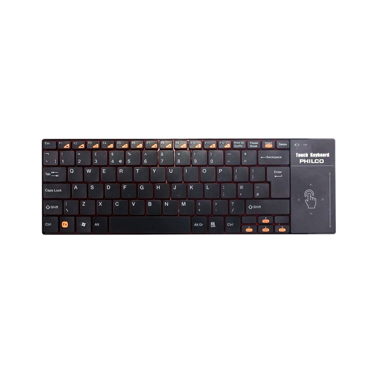 PHILCO - Teclado Inalambrico Touchpad para Smart TV y PC Philco W608N