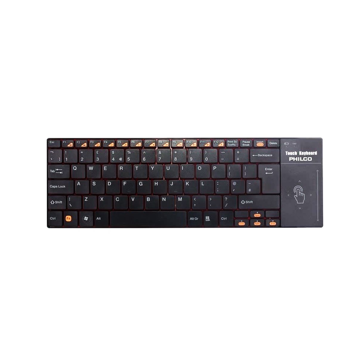 PHILCO - Teclado Inalambrico Touchpad para Smart TV y PC Philco W608N