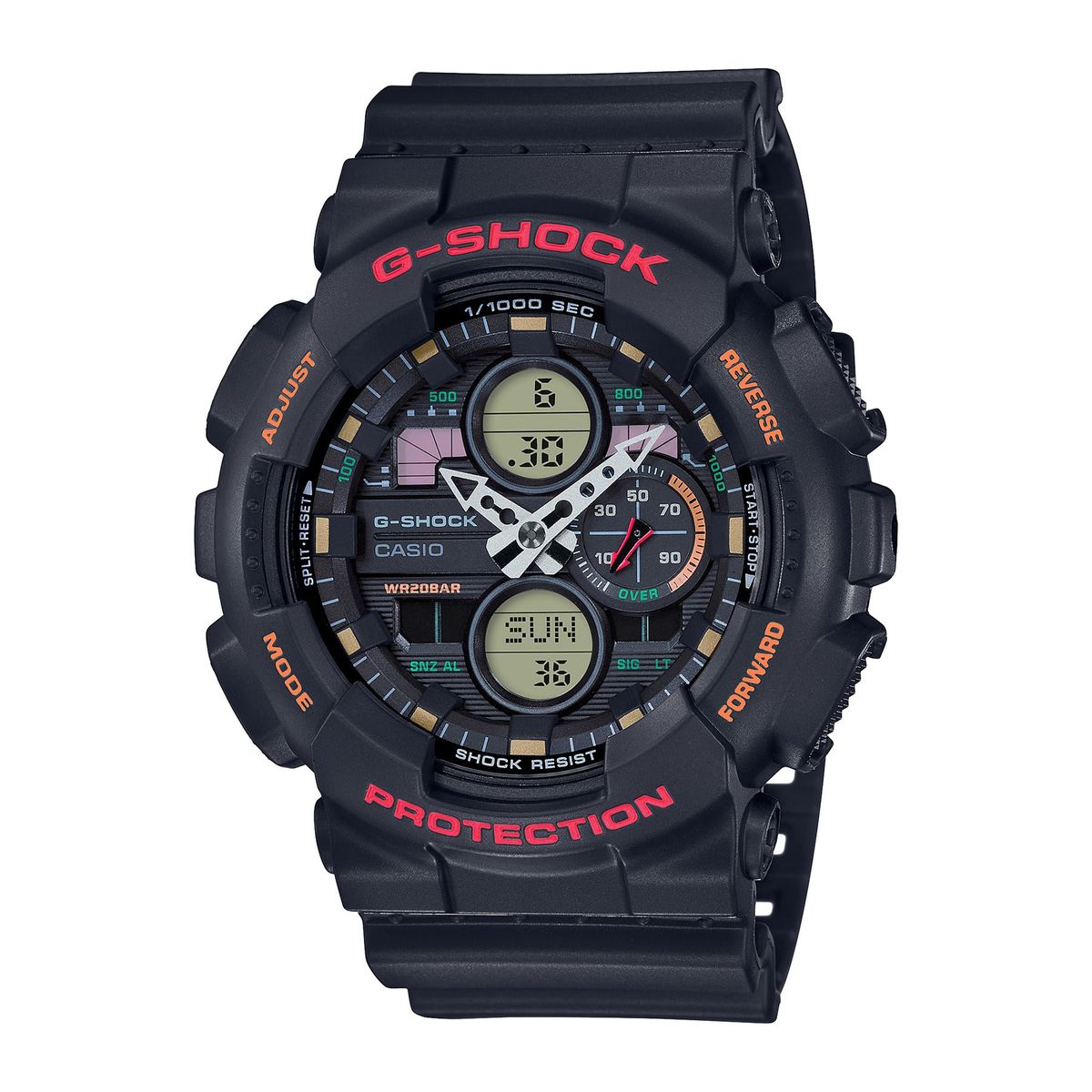 CASIO - Reloj G-SHOCK Hombre Deportes Extremos GA-140-1A4DR