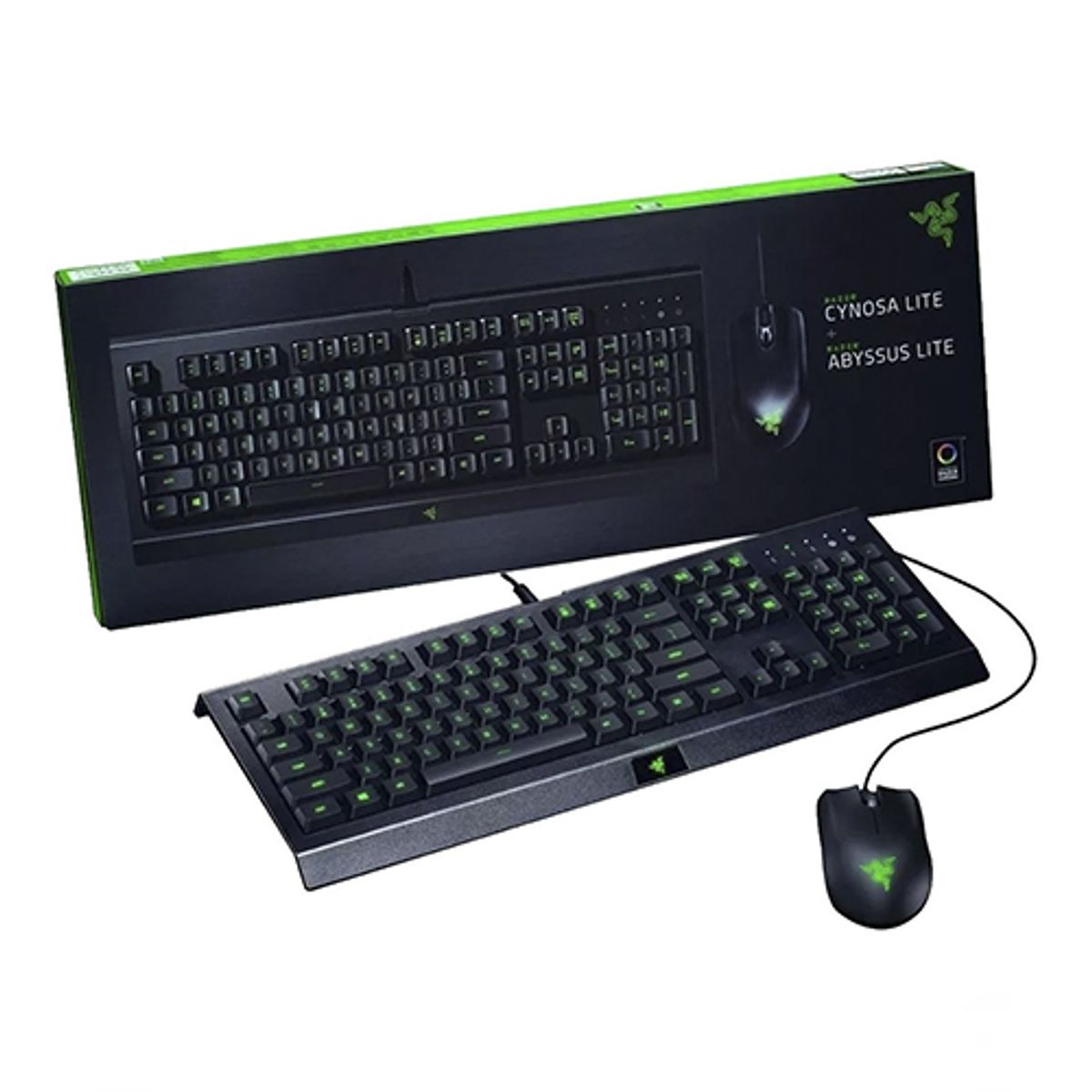 RAZER - Kit Gamer Razer Teclado Y Mouse Cynosa Lite + Abyssus Lite