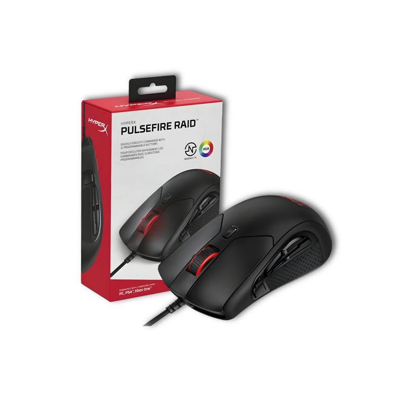 HYPERX - Mouse Gamer HyperX Pulsefire Raid 16.000 DPI HX-MC005B