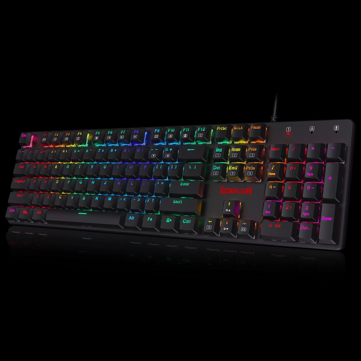 REDRAGON - Teclado Gamer Mecanico Redragon Shrapnel K589Rgb - Negro