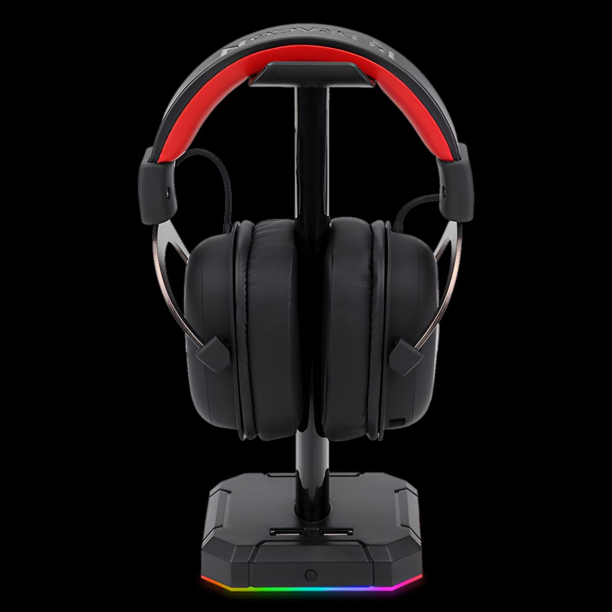 REDRAGON - Soporte para Audífonos Redragon Scepter con Hub Usb FULL RGB