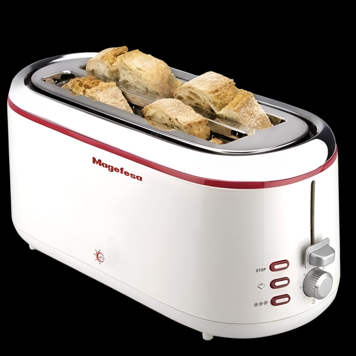 MAGEFESA - Tostador De Pan Ultra Ancho para Marraqueta Magefesa Mgf3355