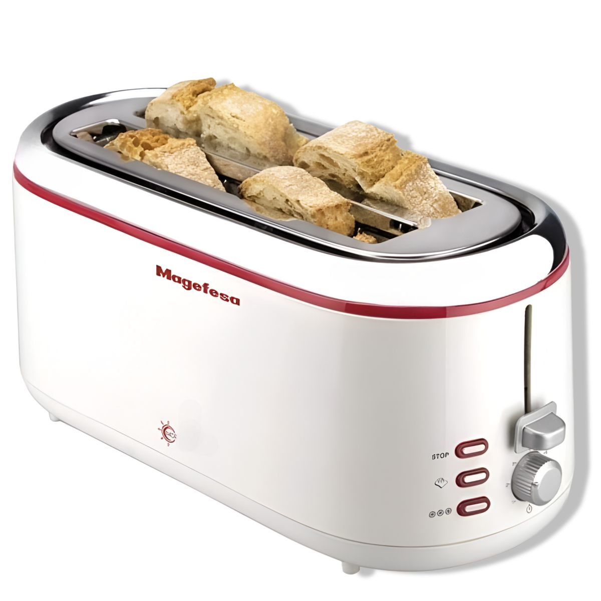 MAGEFESA - Tostador De Pan Ultra Ancho para Marraqueta Magefesa Mgf3355