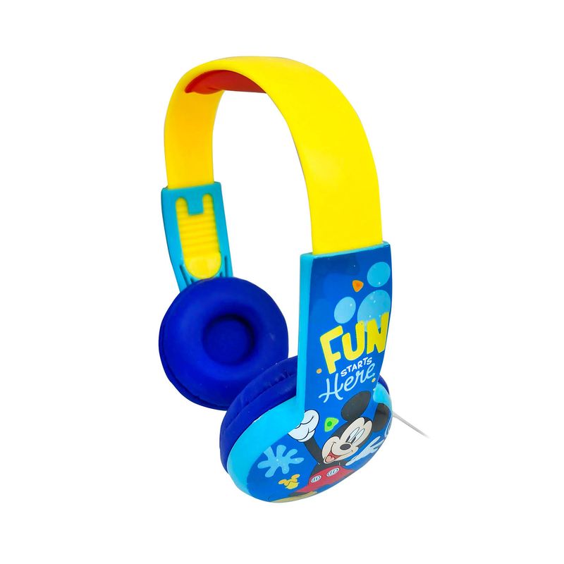 DISNEY - Audífonos Disney de Niño Mickey Mouse Alámbrico HP203011N - Celeste