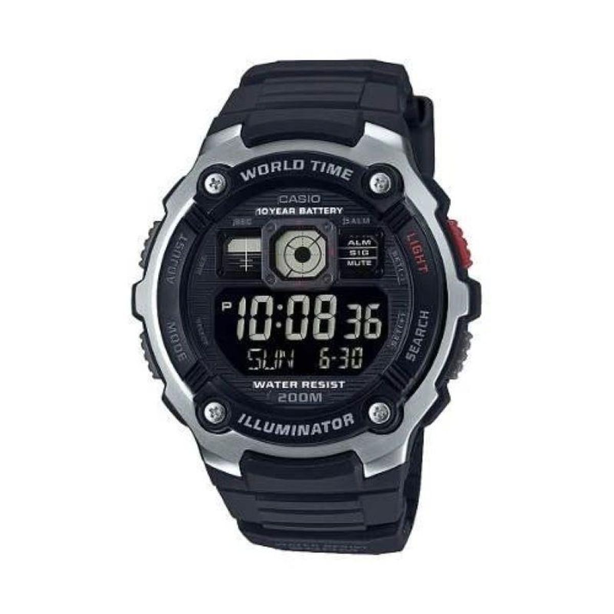 CASIO - Reloj de Hombre Casio Black  Ae-2000W-1Bvdf - Negro
