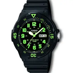 CASIO - Reloj de Hombre Negro Mrw-200H-3Bvdf Black Fluor - Negro