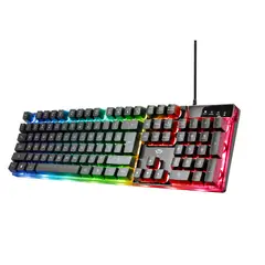 TRUST - Teclado Gamer Azor Gxt 835 Rgb Full Anti Ghosting - Negro