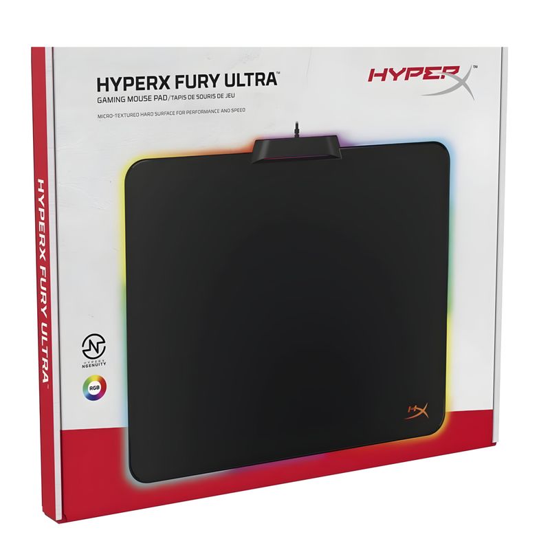 HYPERX - Mouse Pad Gamer Hyperx Fury Ultra Rgb 360X300X5mm HX-MPFU-M - Negro