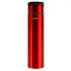 THERMOS - Termo Premium de Acero Inoxidable 1L Rojo Metalizado 12H24H