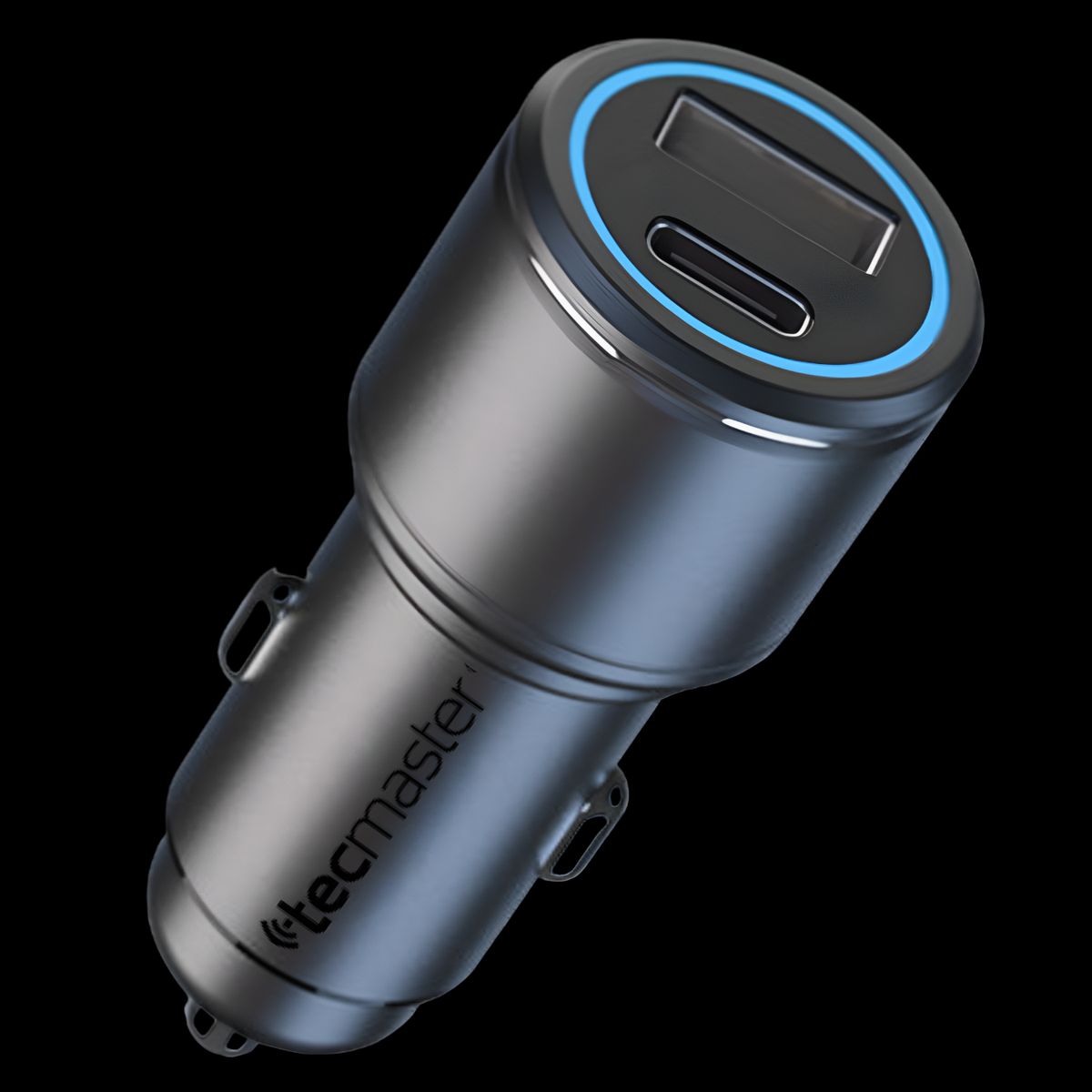 TECMASTER - Cargador de Auto 12V 42W Max USB-C+ USB Power Delivery Q.C