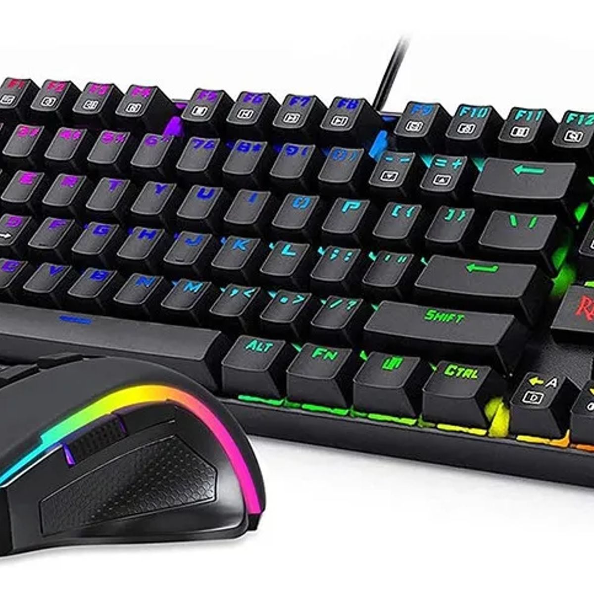 REDRAGON - Kit Redragon Teclado Mecánico Kumara + Mouse Griffin RGB