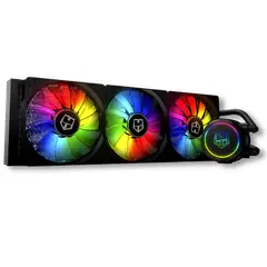 NOX - Water Cooling Profesional Hummer H-360 ARGB 1500 RPM - Negro