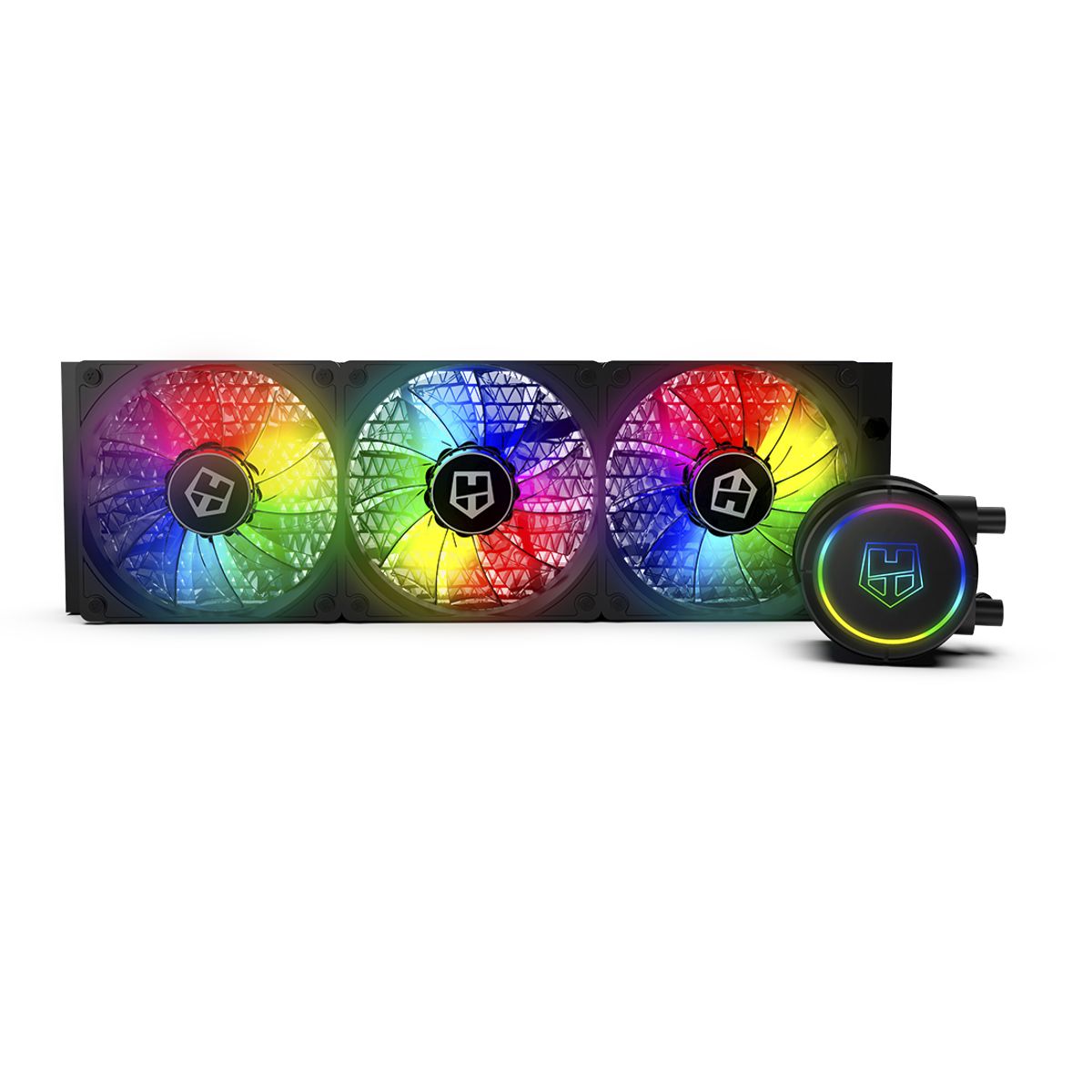 NOX - Water Cooling Profesional Hummer H-360 ARGB  1500 RPM