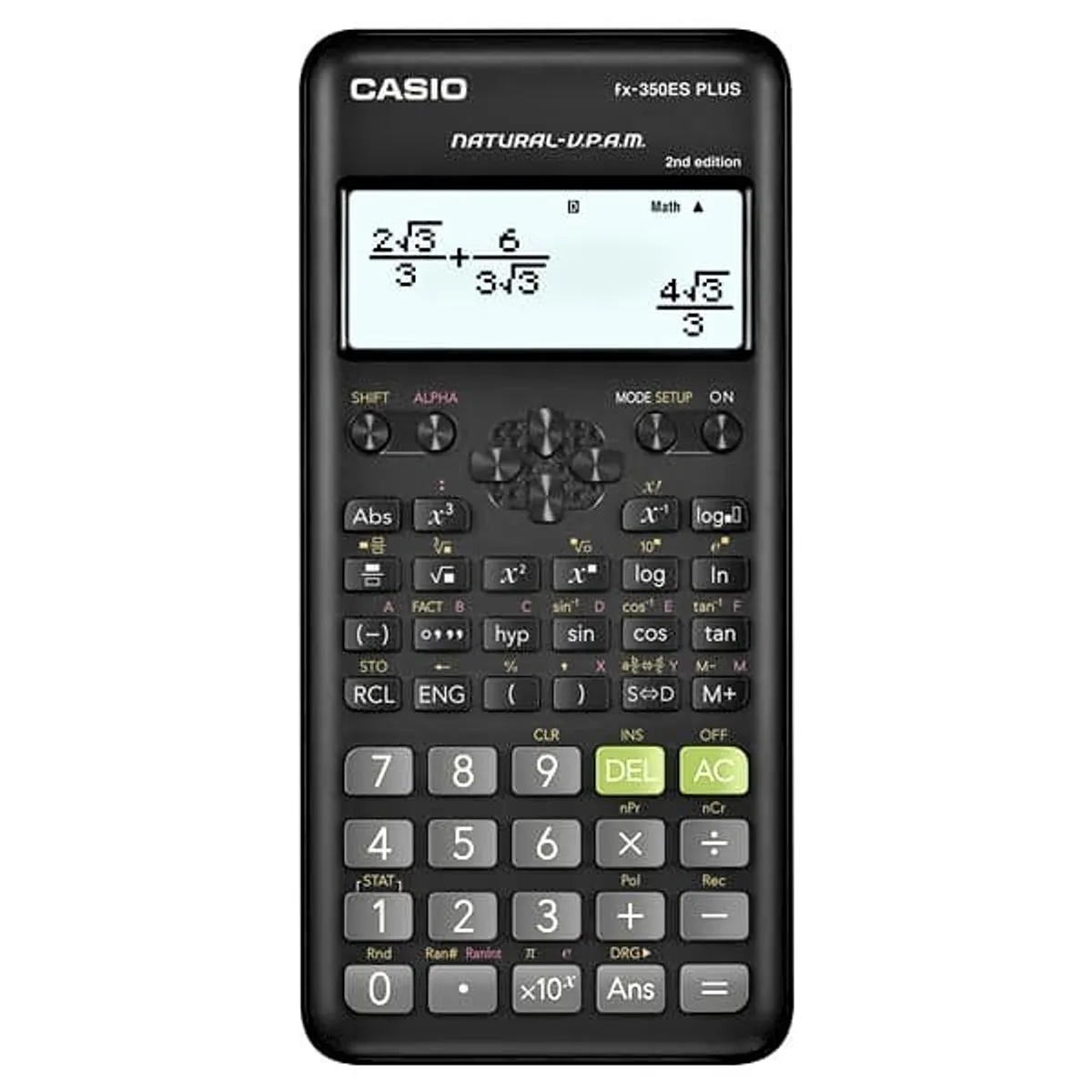 CASIO - Calculadora Casio Cientifica FX-350ES Plus2 +252 Funciones
