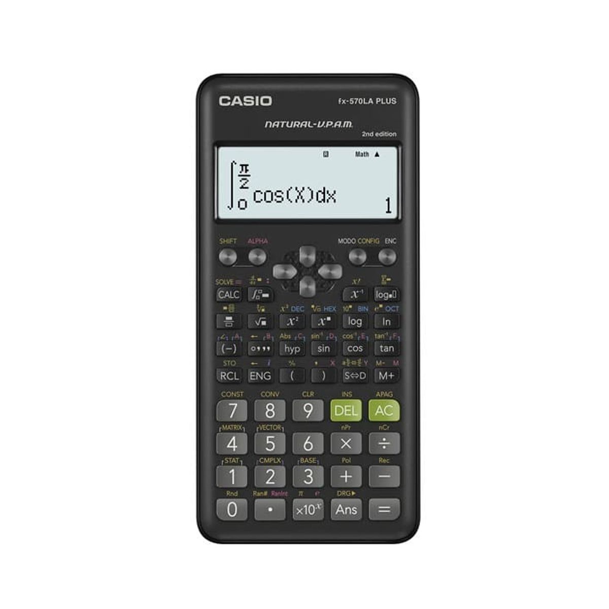CASIO - Calculadora Casio Cientifica FX-570LA PLUS2 +417 Funciones 