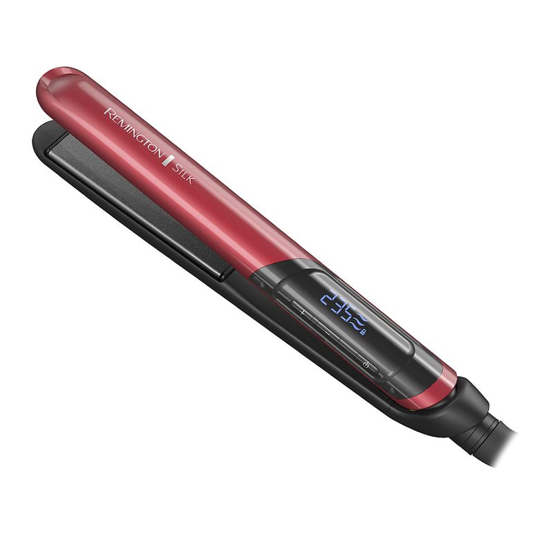 REMINGTON - Alisador De Cabello Remington SILK S9600 Premium Ceramic - Rojo