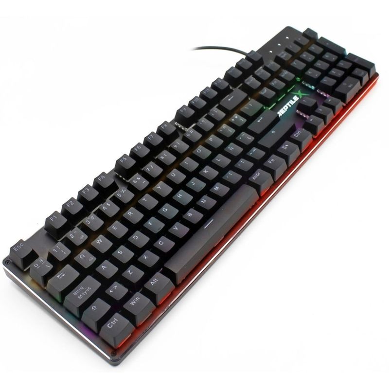 REPTILEX - Teclado Mecanico Retro Iluminado RGB Rx0004 para PC PS X-BOX