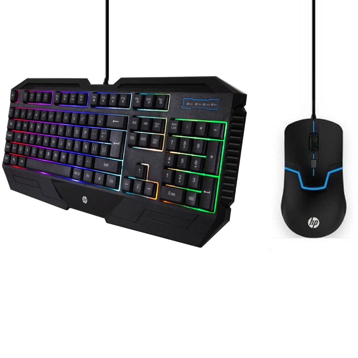 HP - Kit Gamer Mouse & Teclado HP GK1100 Retroiluminado Full RGB