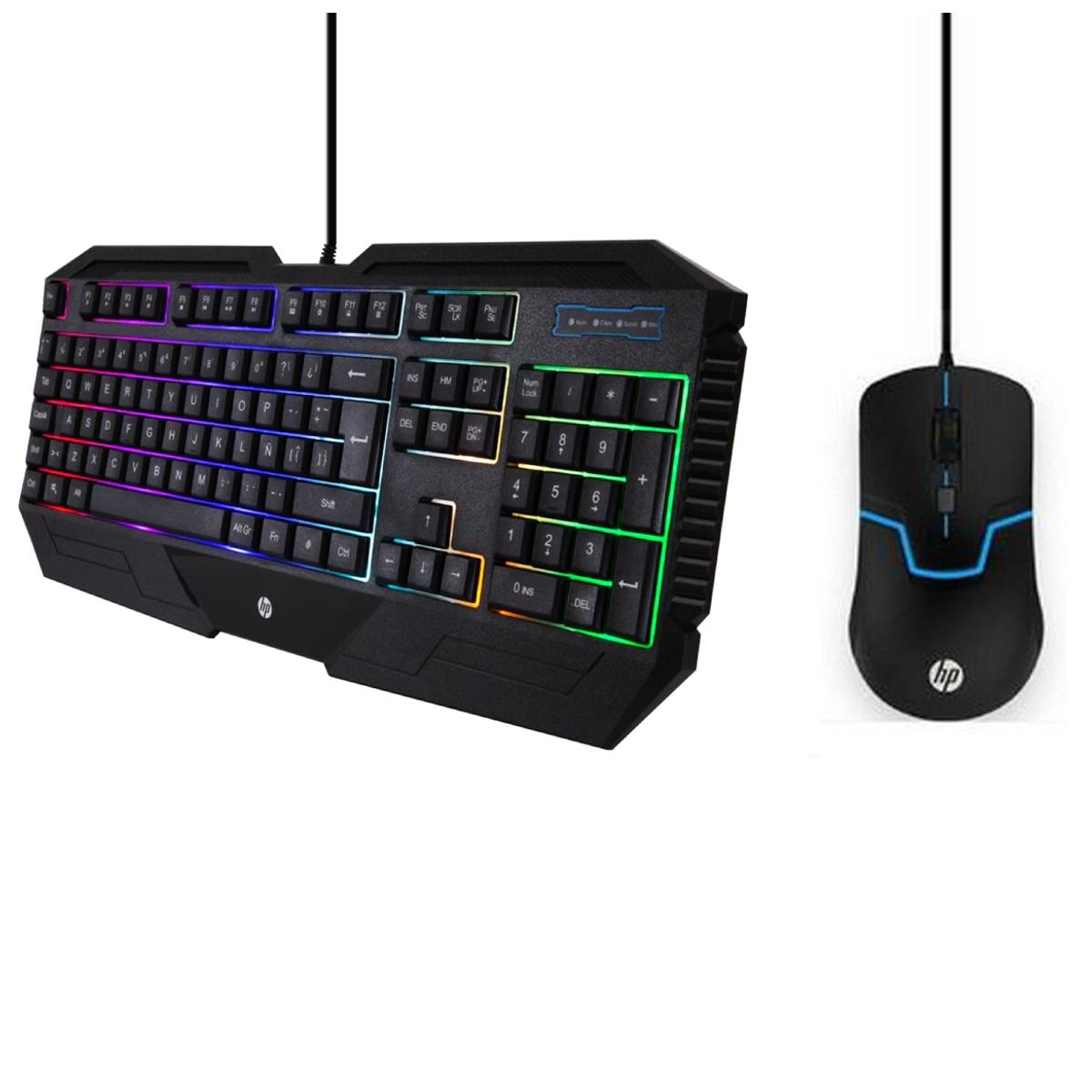 HP - Kit Gamer Mouse & Teclado HP GK1100 Retroiluminado Full RGB