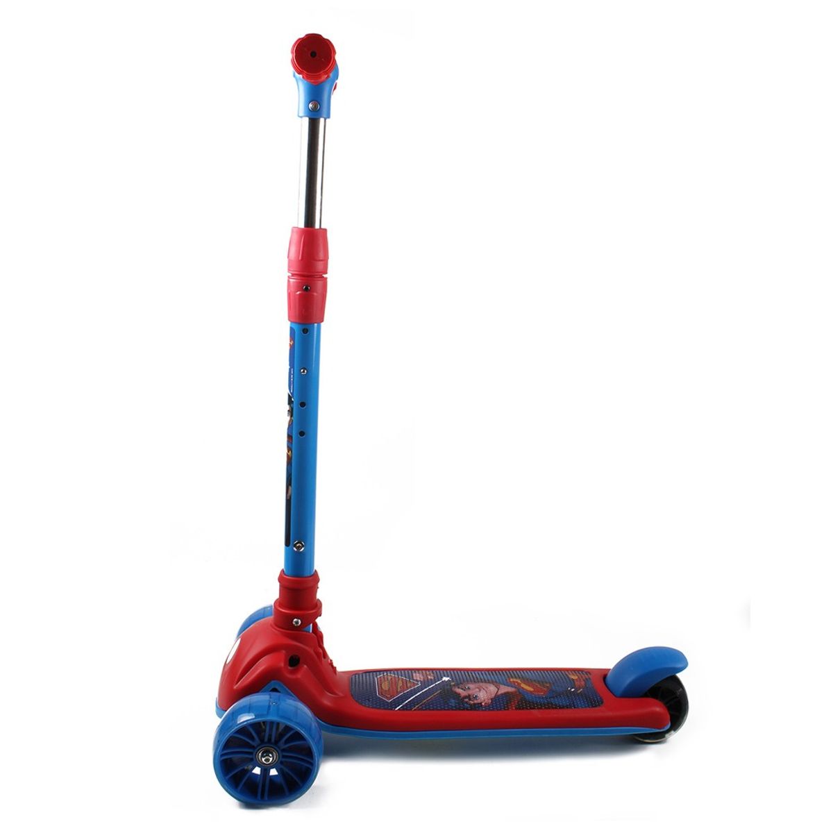 DC COMICS - Scooter Infantil Reforzado Superman DC Comics de 3 Ruedas 