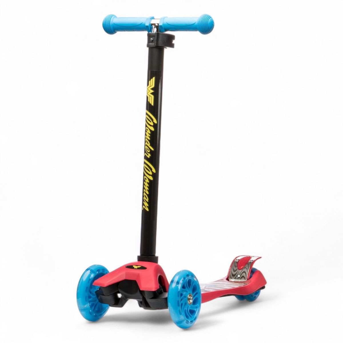 DC COMICS - Scooter Infantil Reforzado Mujer Maravilla DC Comics 4 Rueda