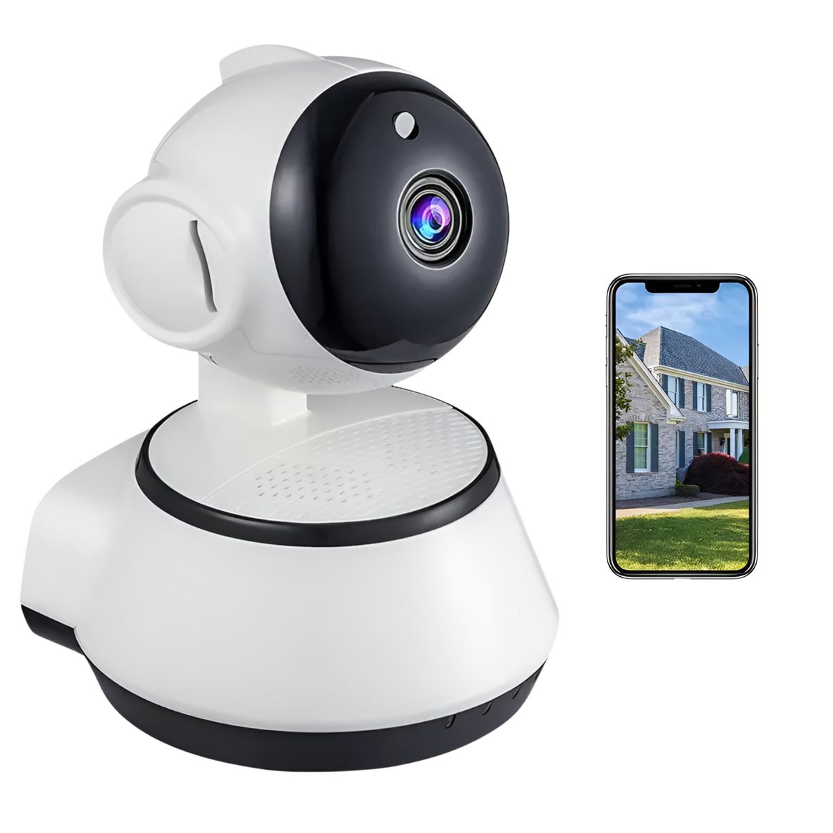 PHILCO - Camara Wifi Rotatoria 360° HD Robotica PTZ Interior W3860