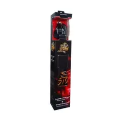 ULTRA - Kit Gamer Mouse + Pad Retro Iluminado - Negro