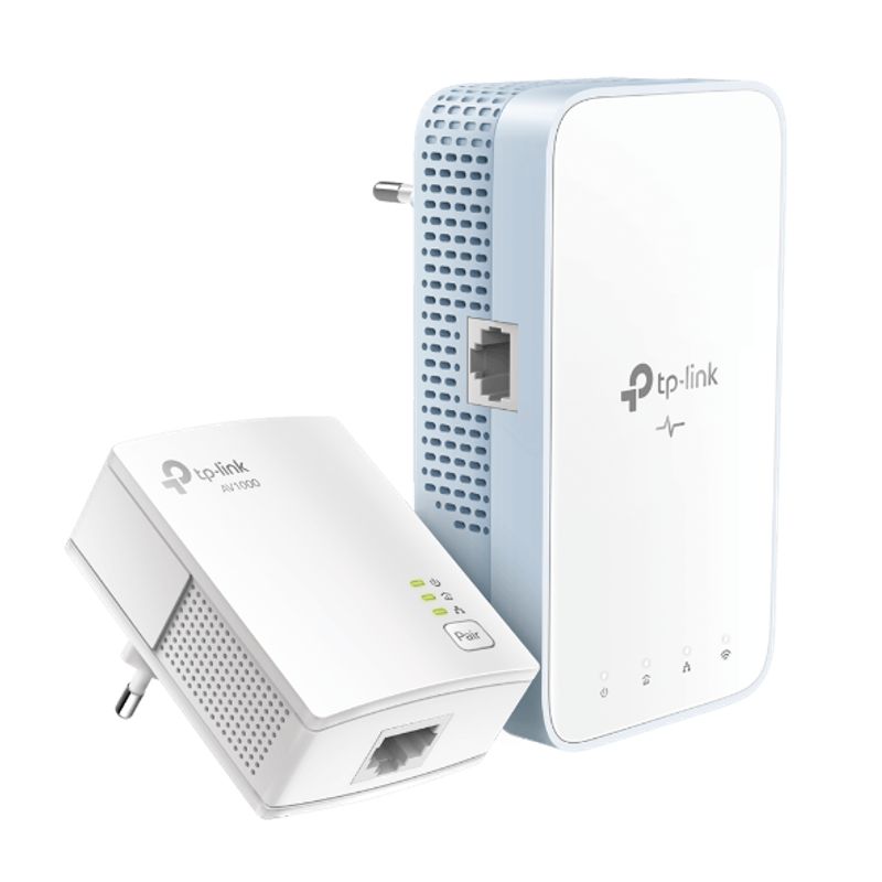 TP LINK - Kit Powerline Wifi Extender TP-LINK High Power TL-WPA7517 - Blanco