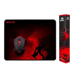 REDRAGON - Pack Gamer Mouse Inalambrico 2.4 Ghz + Pad 33x26cm - Negro