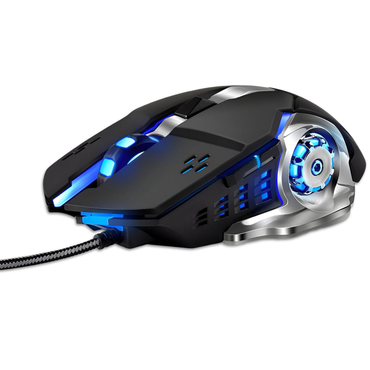 REPTILEX - Mouse Gamer Reptilex 5 Botones Retroiluminado Rx0005 3200DPI