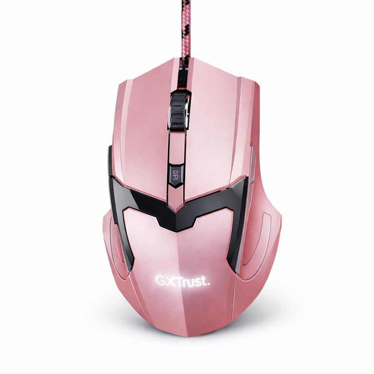 Mouse Gamer Rosado Gxt 101P Retro-iluminado