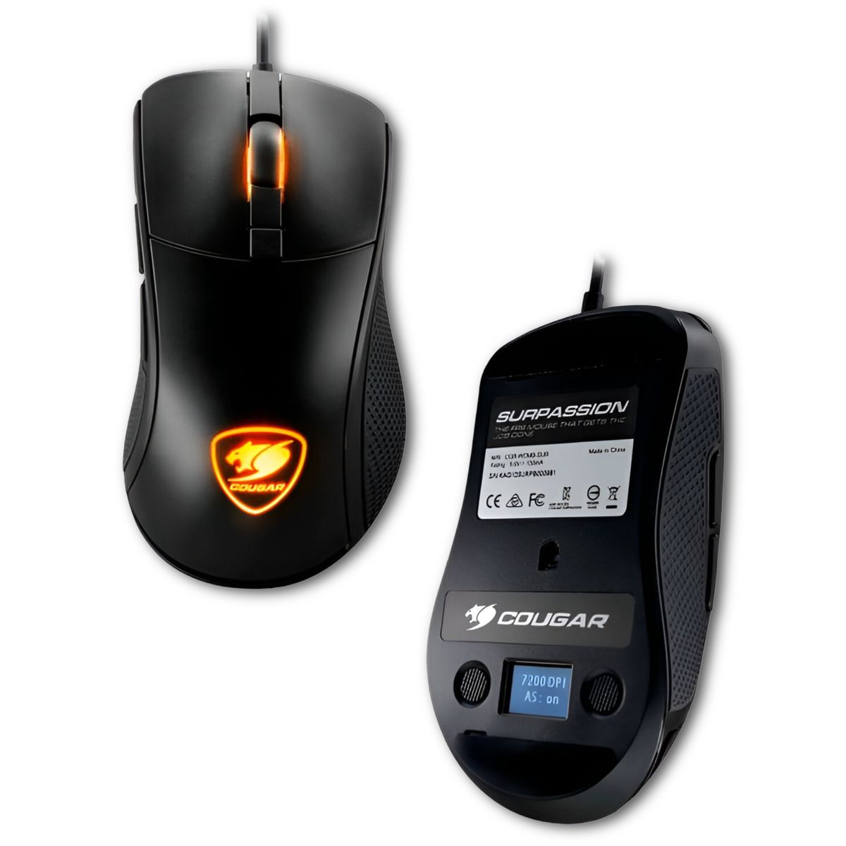 COUGAR - Mouse Gamer Cougar Surpassion + LCD Regulador DPI y HZ