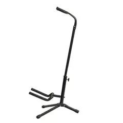 GENERICO - Soporte para Colgar Bajos o Guitarras Ajustable Reforzado - Negro